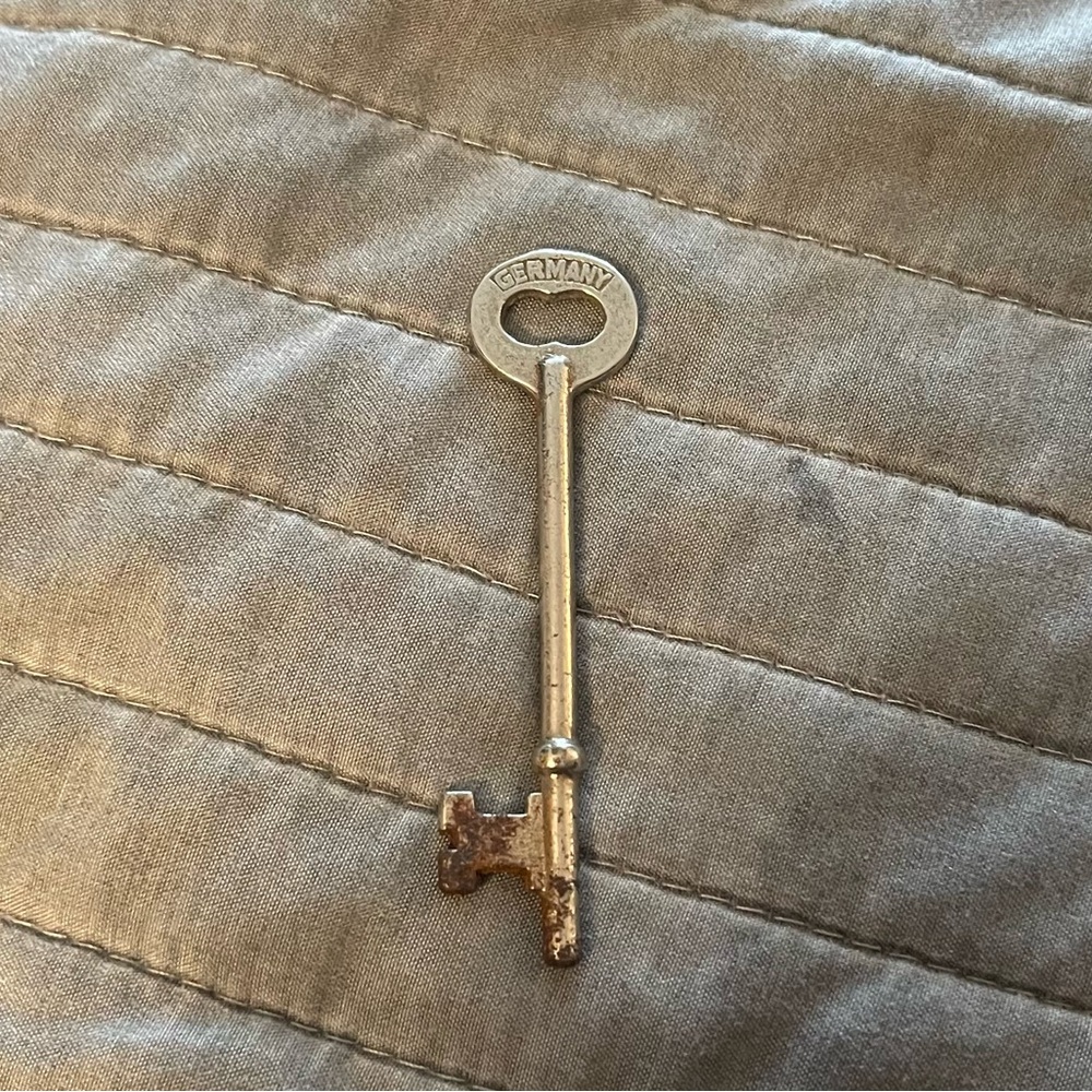 Antique Skeleton Key Marked Germany Pendent Decor